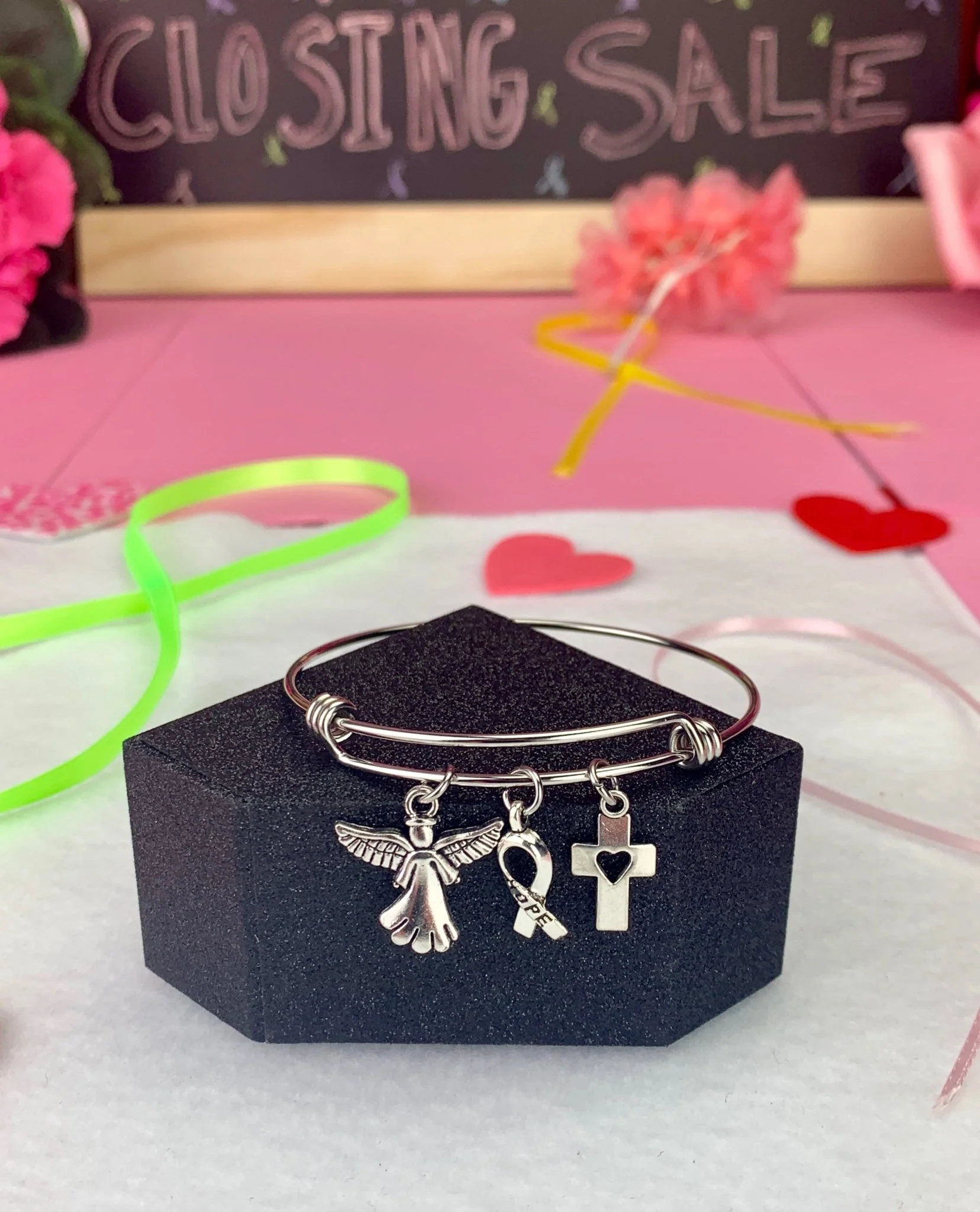 Angel Bangle Bracelet - Image 2