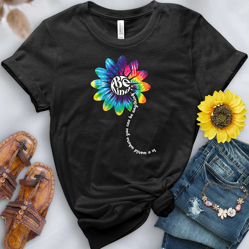 Be Kind Sunflower Tee - Image 2