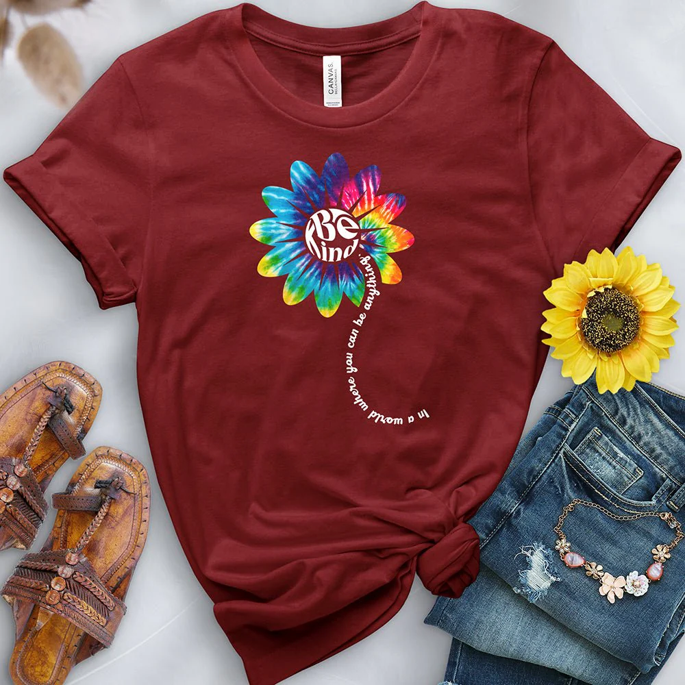 Be Kind Sunflower Tee - Image 3