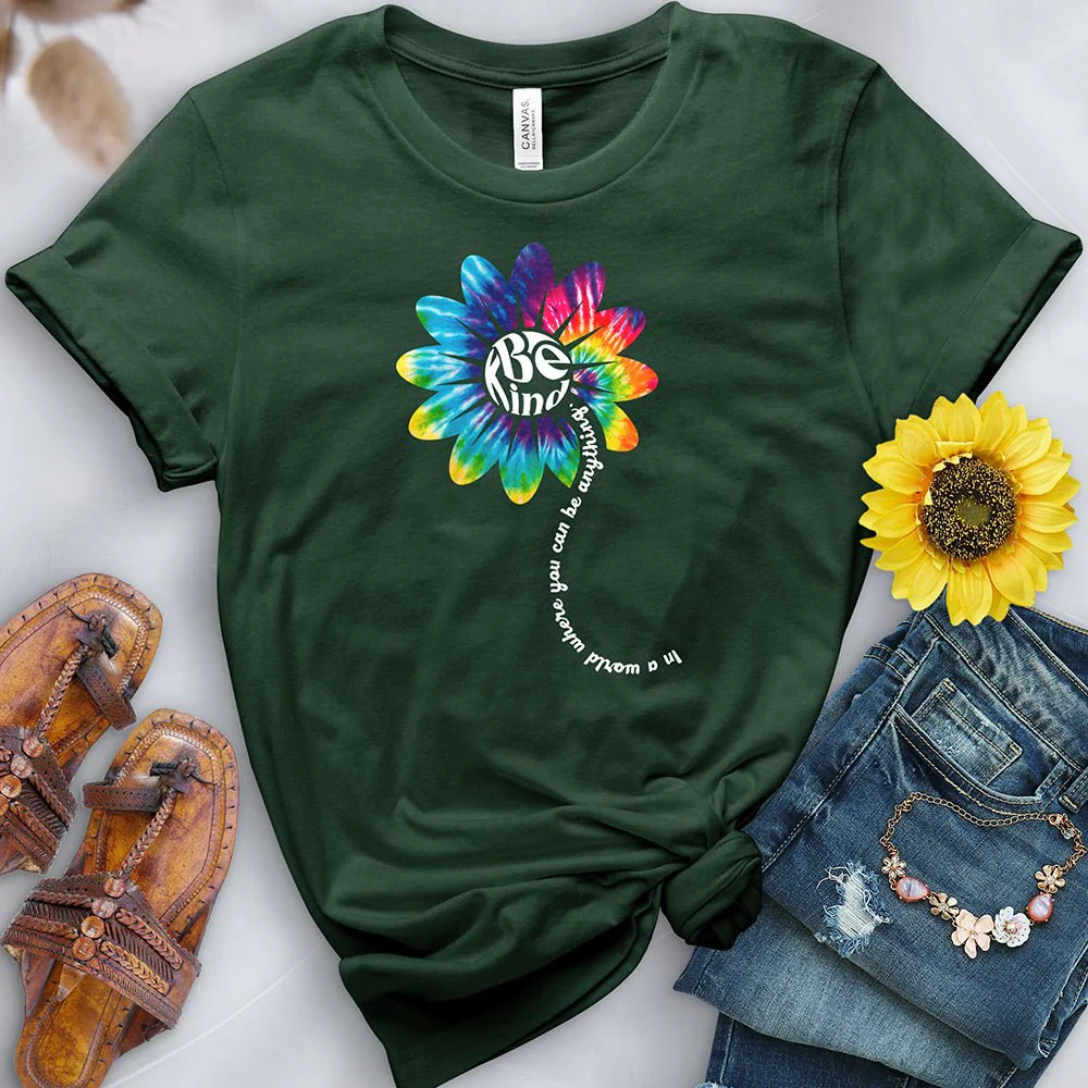 Be Kind Sunflower Tee - Image 5