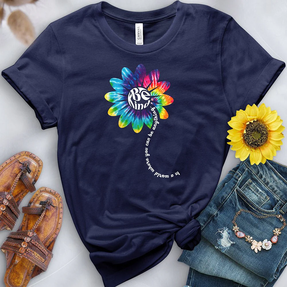 Be Kind Sunflower Tee - Image 6