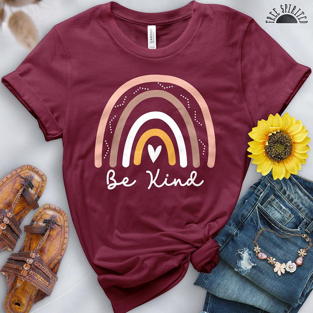 Be Kind Boho Rainbow Tee - Image 14