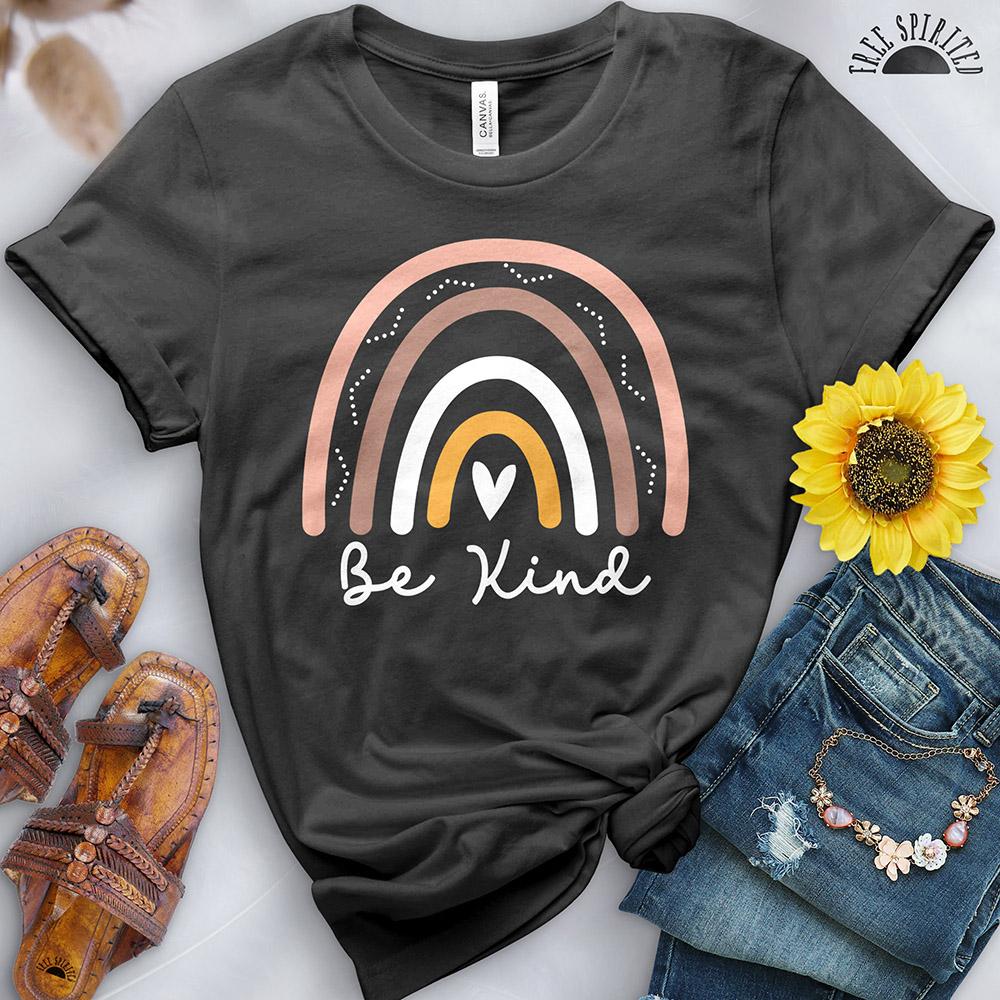 Be Kind Boho Rainbow Tee - Image 9