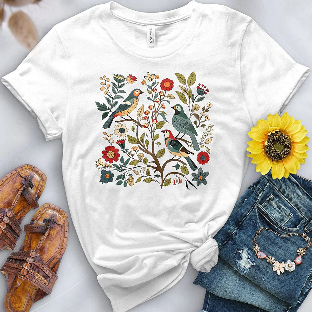 Birds in the Flowers Tee - Image 3