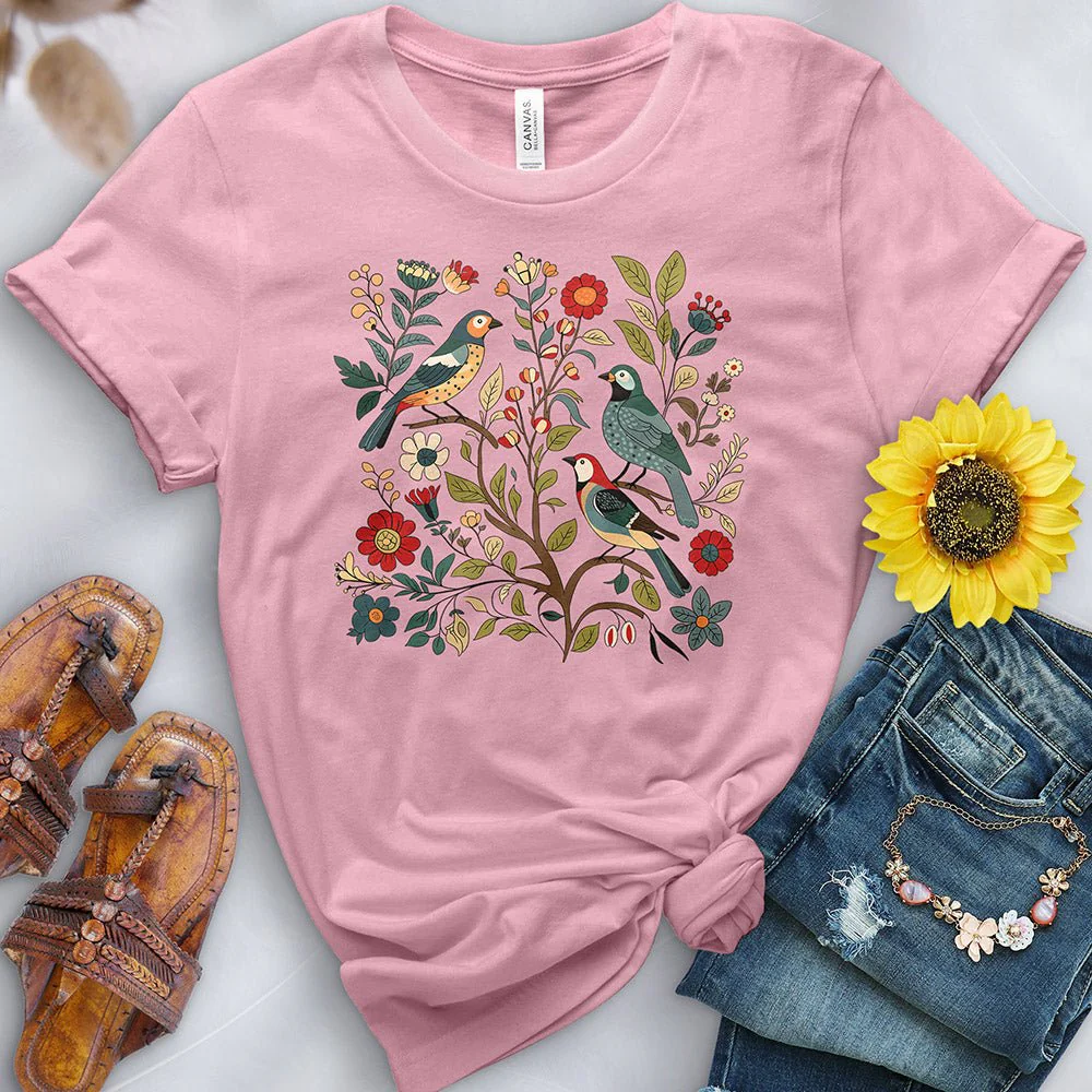 Birds in the Flowers Tee - Image 4