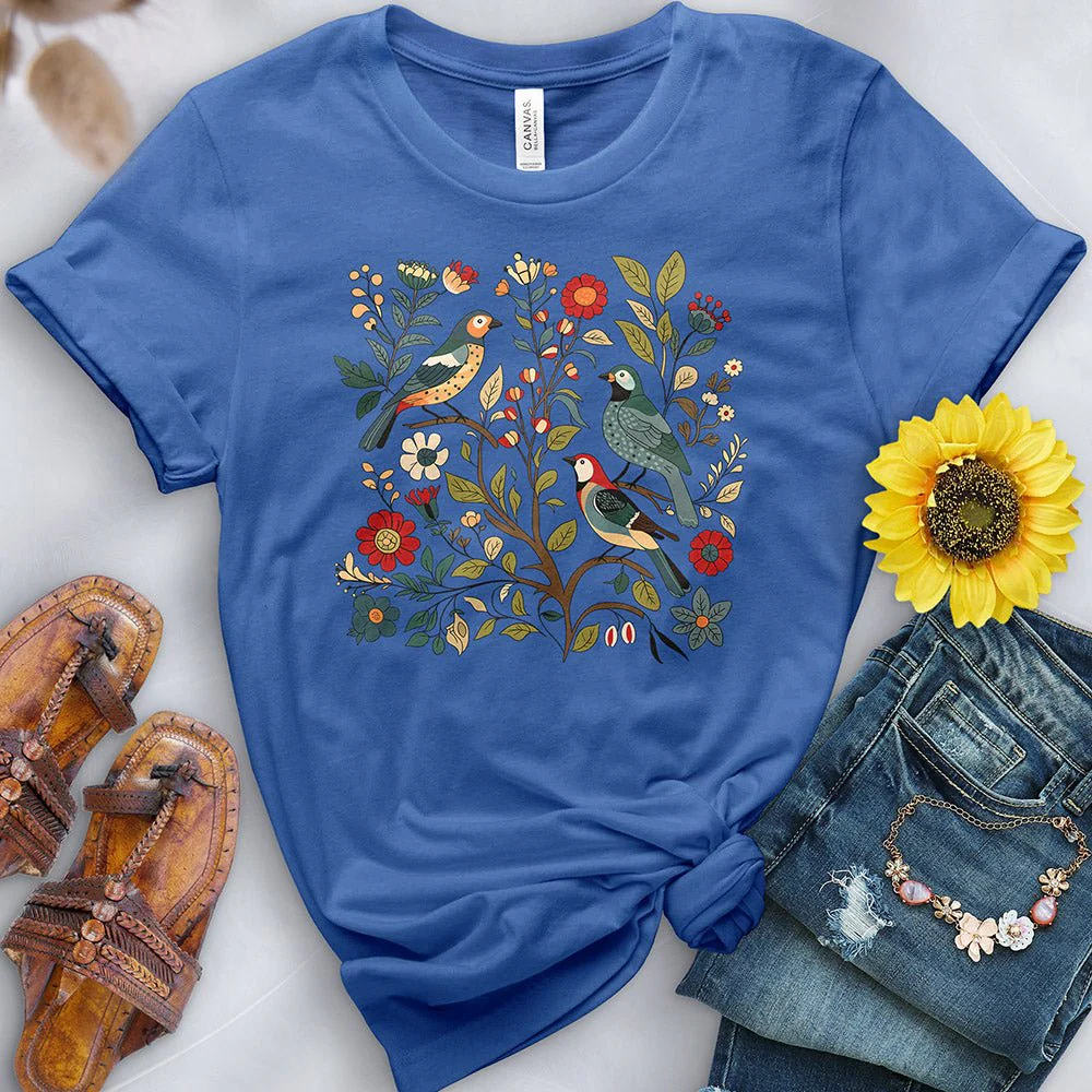 Birds in the Flowers Tee - Image 8