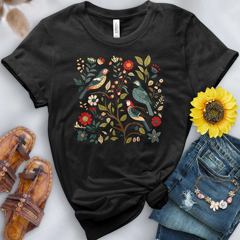 Birds in the Flowers Tee - Image 9