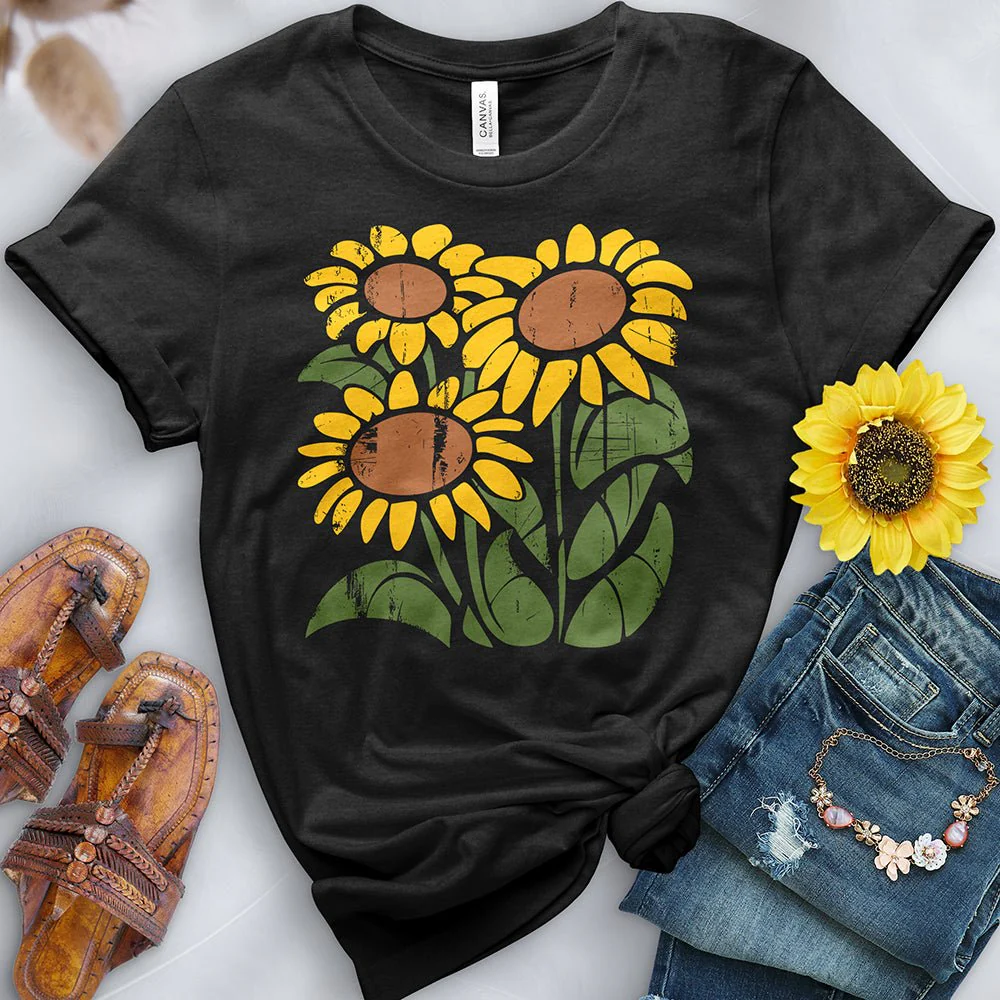 Blooming Sunflowers Tee - Image 2