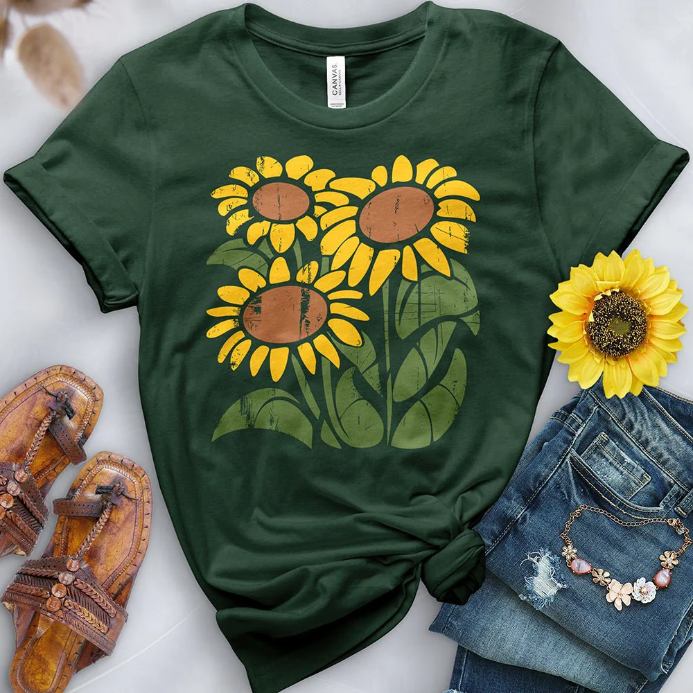 Blooming Sunflowers Tee - Image 5
