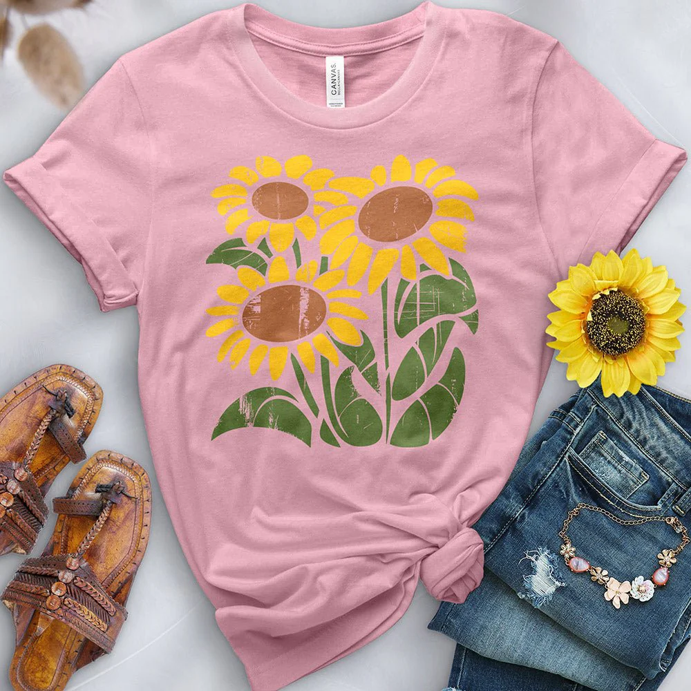 Blooming Sunflowers Tee - Image 6