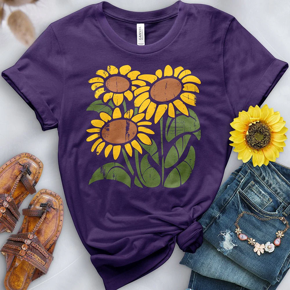 Blooming Sunflowers Tee - Image 7