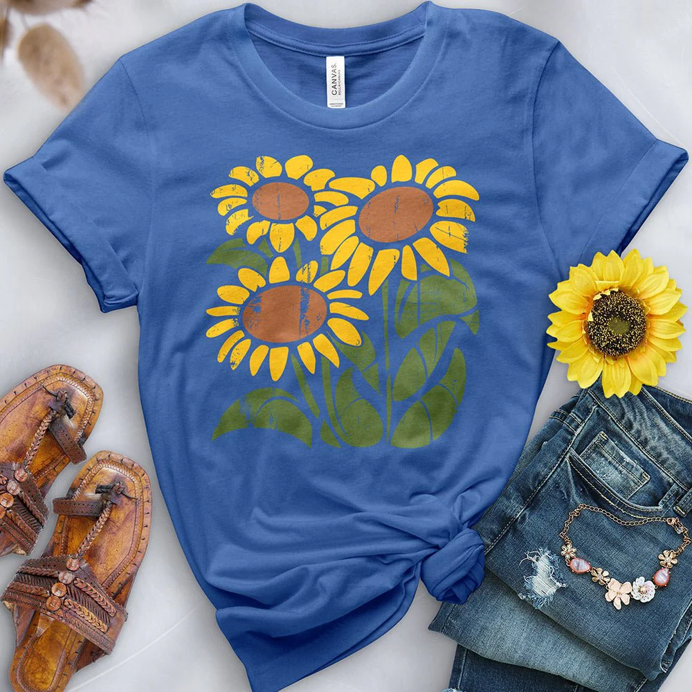Blooming Sunflowers Tee - Image 8