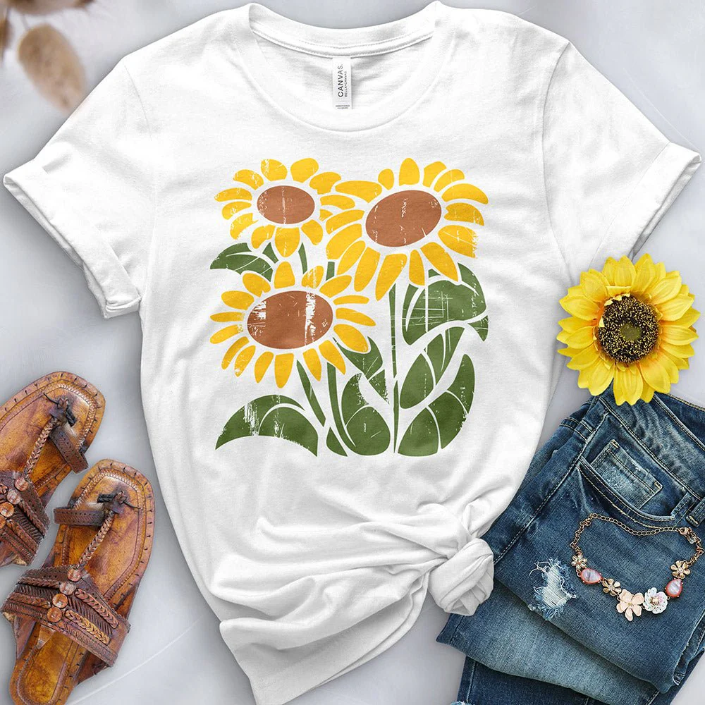 Blooming Sunflowers Tee - Image 9