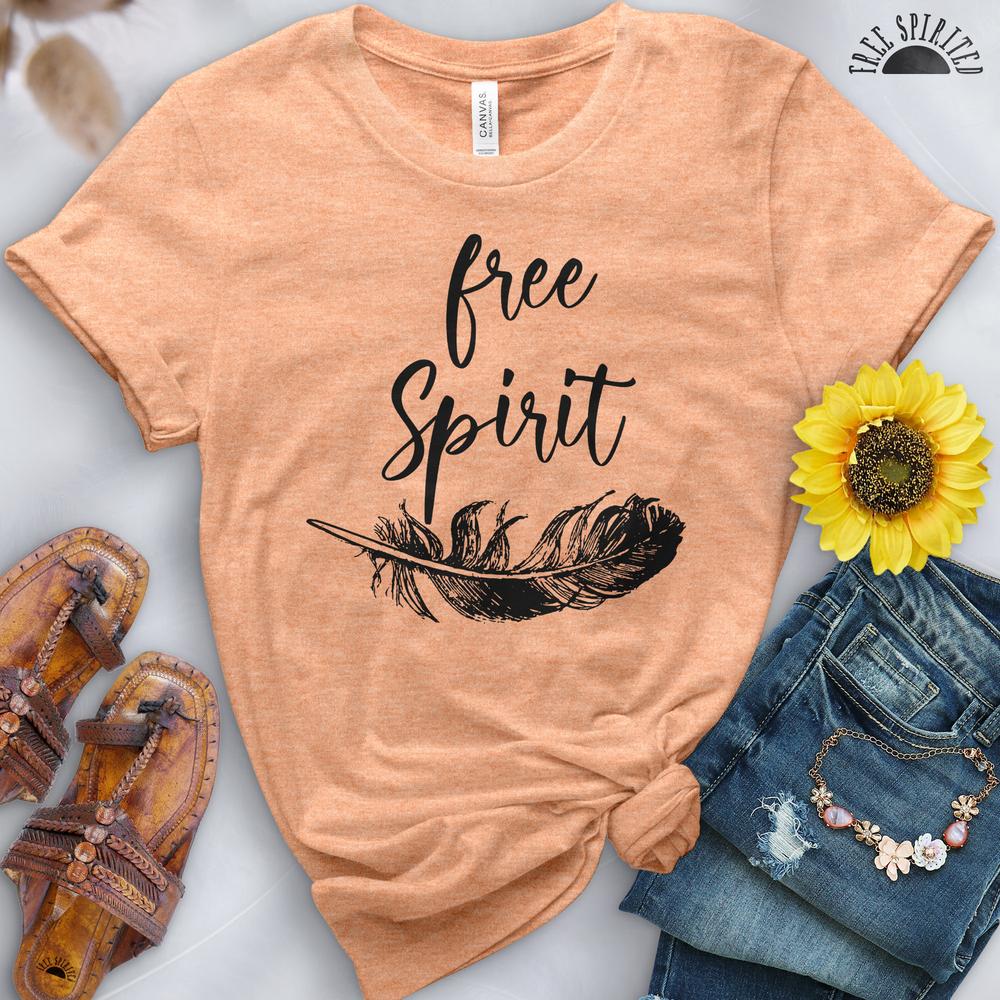 Free Spirit Feather Tee - Image 10