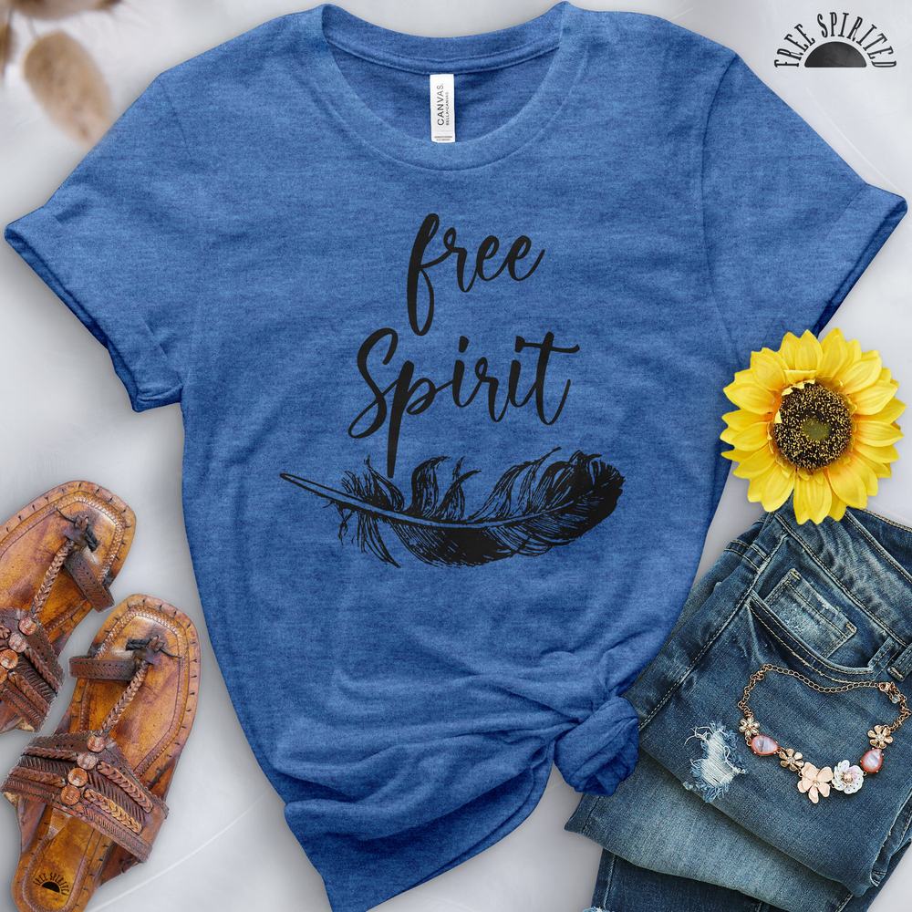 Free Spirit Feather Tee - Image 12
