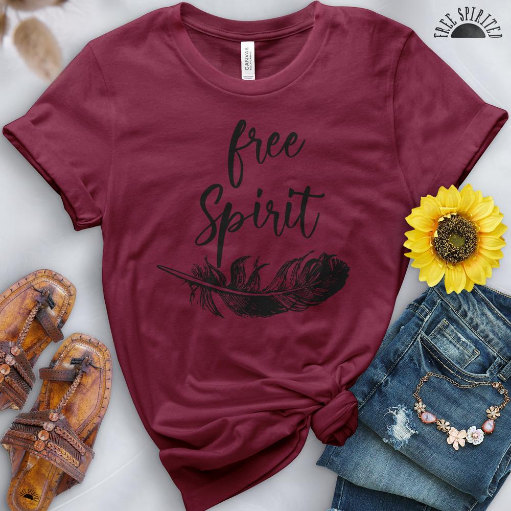 Free Spirit Feather Tee - Image 13