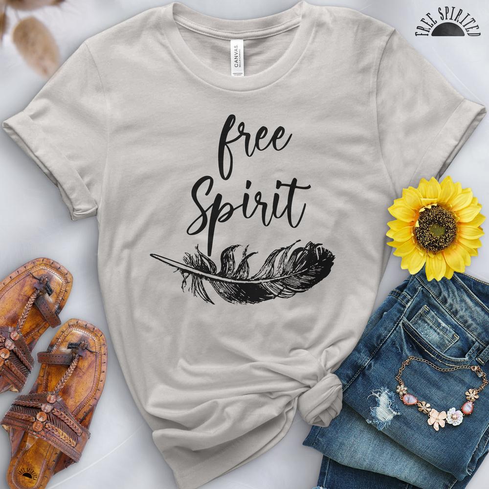 Free Spirit Feather Tee - Image 2