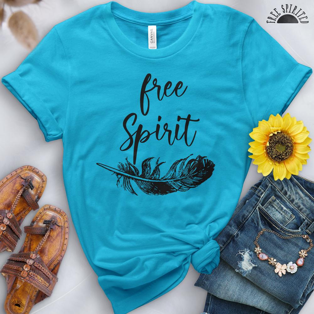 Free Spirit Feather Tee - Image 3