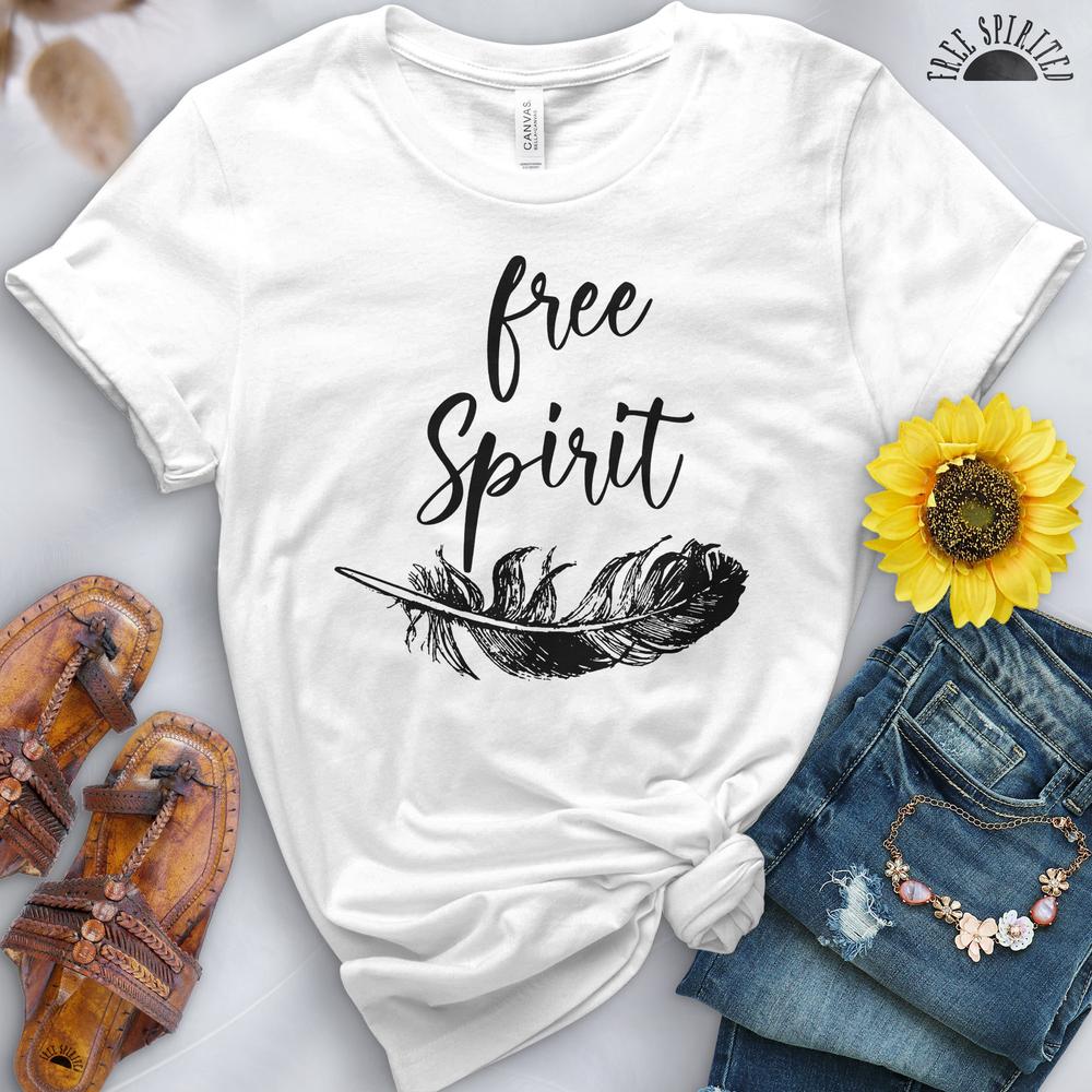 Free Spirit Feather Tee - Image 4