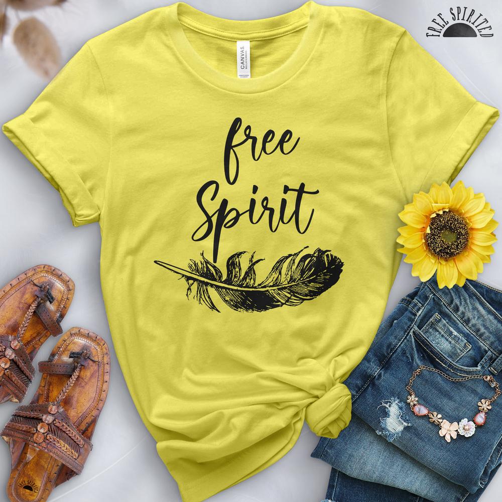 Free Spirit Feather Tee - Image 5