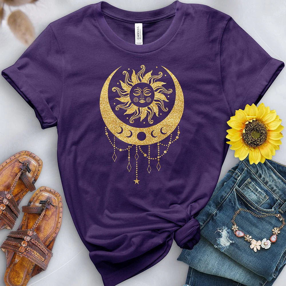 Boho Sun and Moon Tee - Image 2