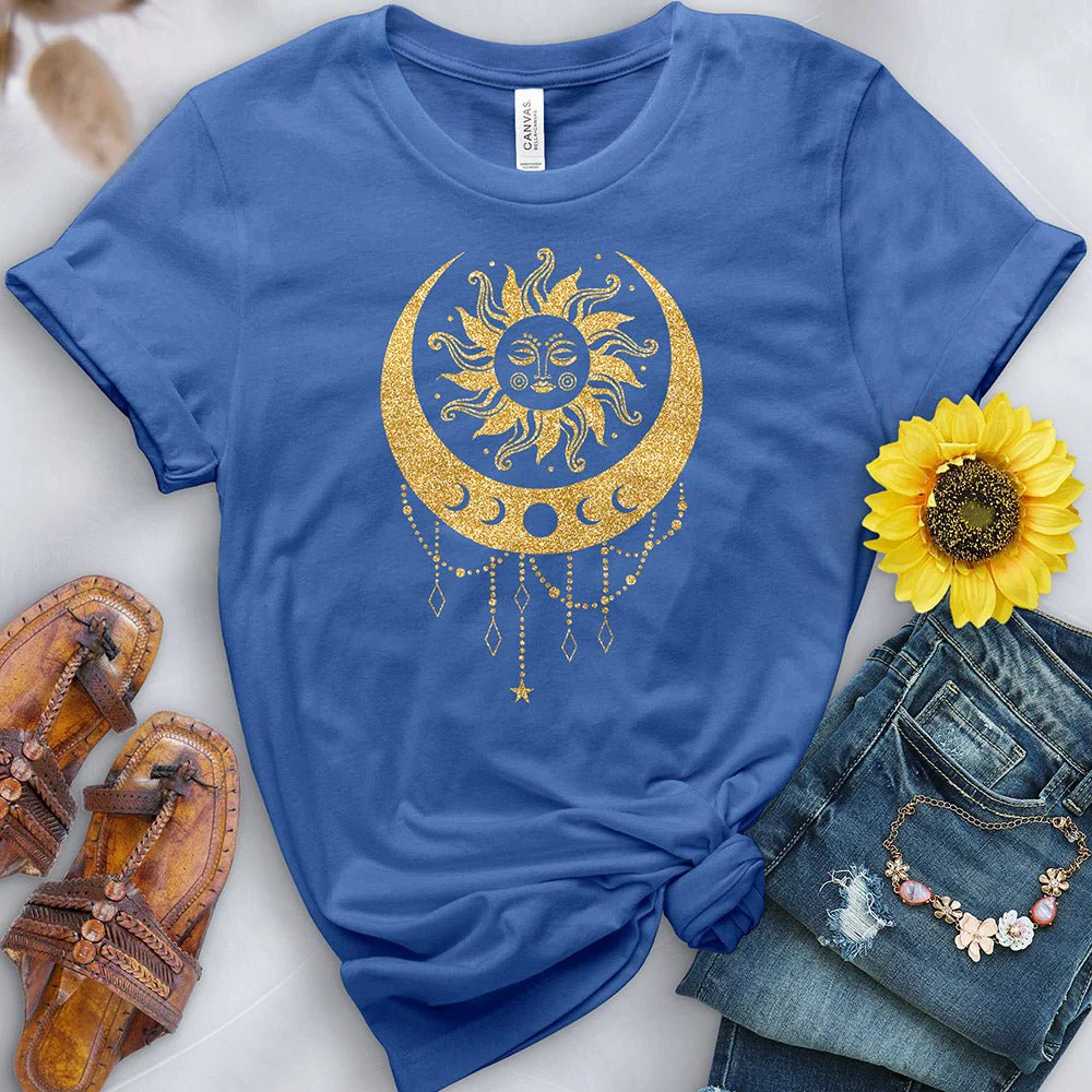 Boho Sun and Moon Tee - Image 4