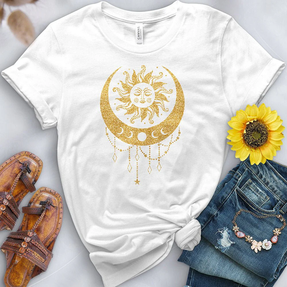 Boho Sun and Moon Tee - Image 5