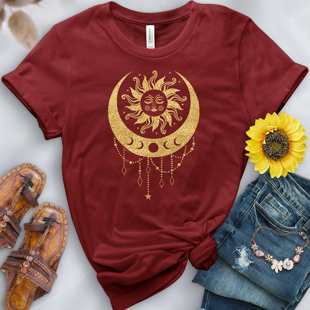 Boho Sun and Moon Tee - Image 6