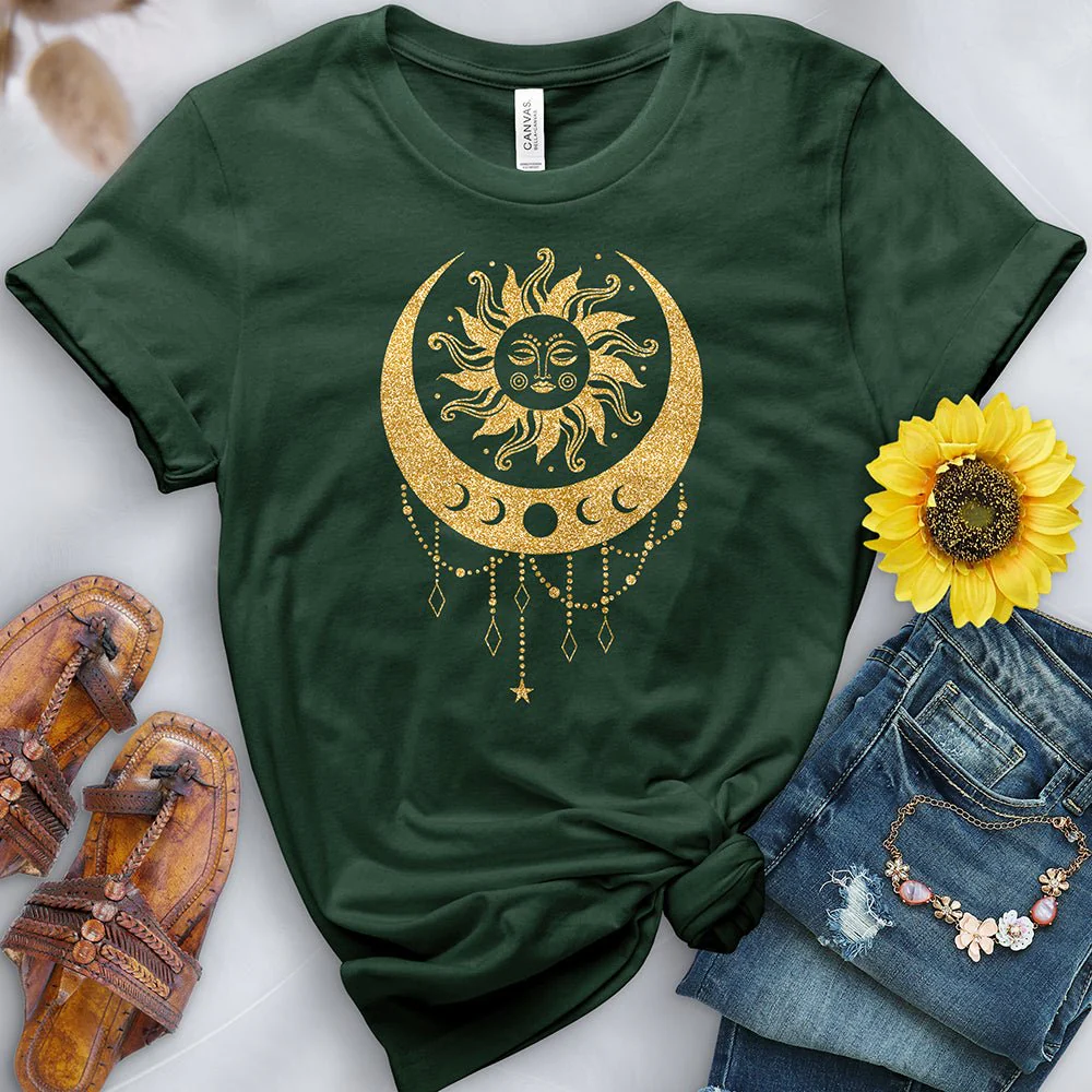 Boho Sun and Moon Tee - Image 8