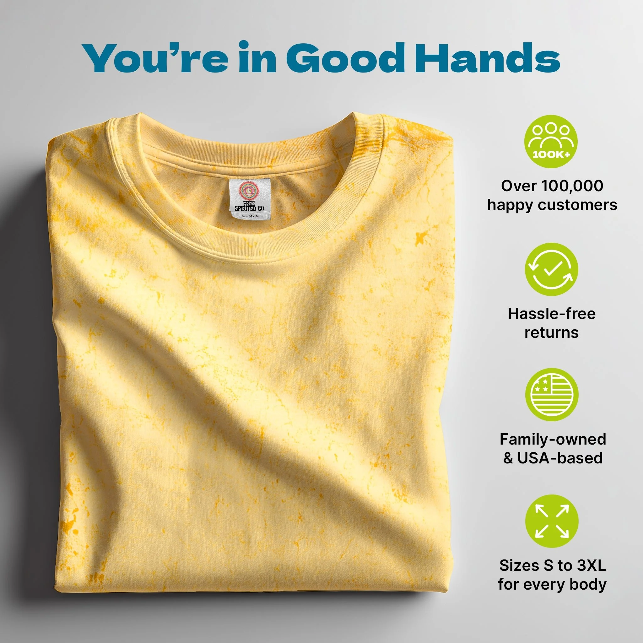 Color Crush Canary Hand-Dyed Comfort Shirt - Image 4