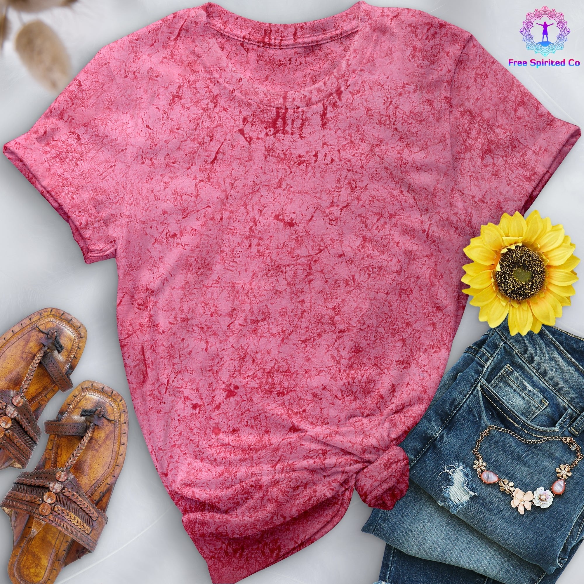 Color Crush Rose Hand-Dyed Comfort Shirt