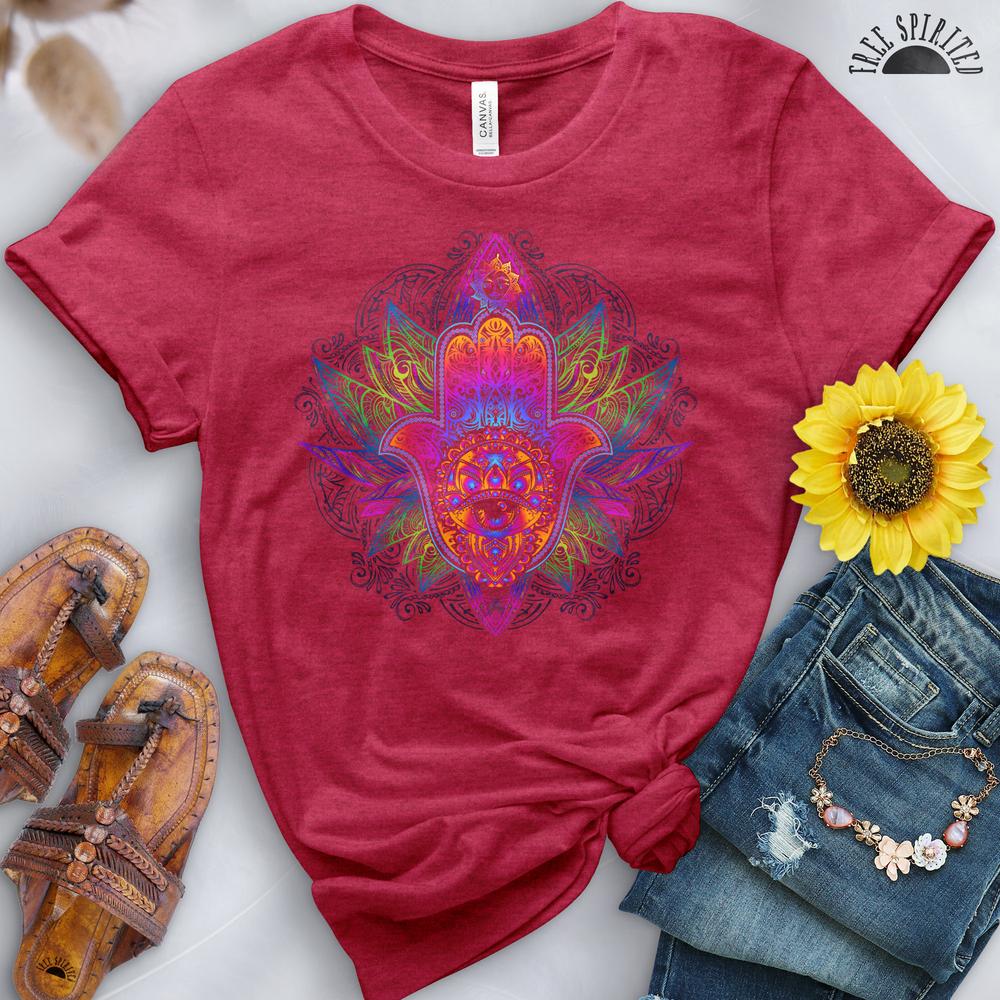 Rainbow Hamsa Tee - Image 12