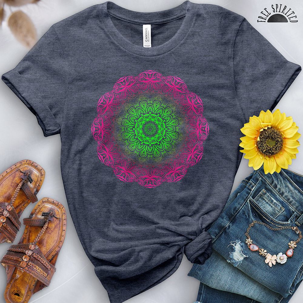 Colorwheel Mandala Tee - Image 10