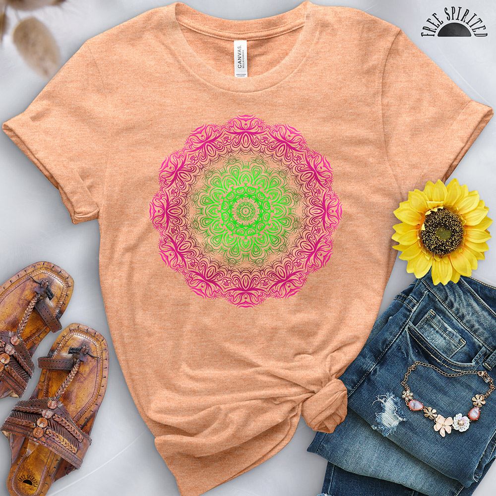 Colorwheel Mandala Tee - Image 12