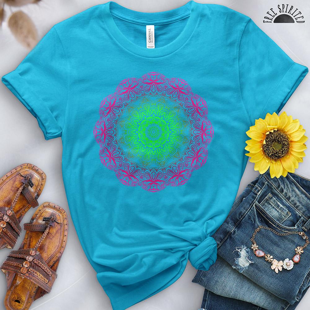 Colorwheel Mandala Tee - Image 3