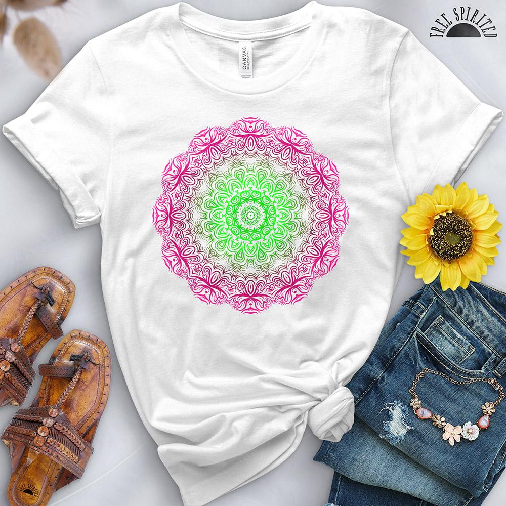 Colorwheel Mandala Tee - Image 4
