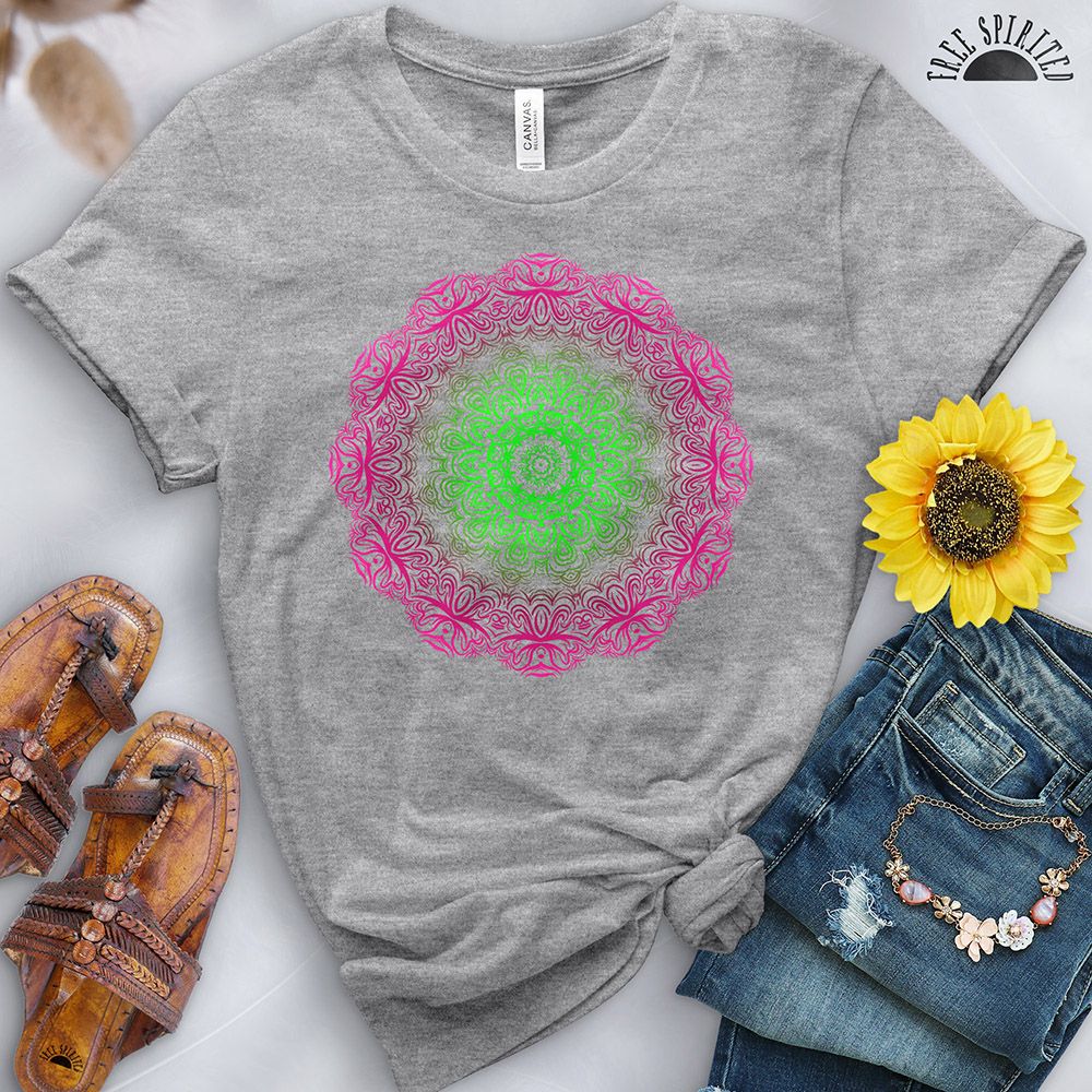 Colorwheel Mandala Tee - Image 5