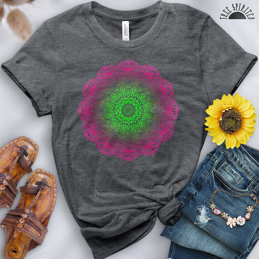 Colorwheel Mandala Tee - Image 6