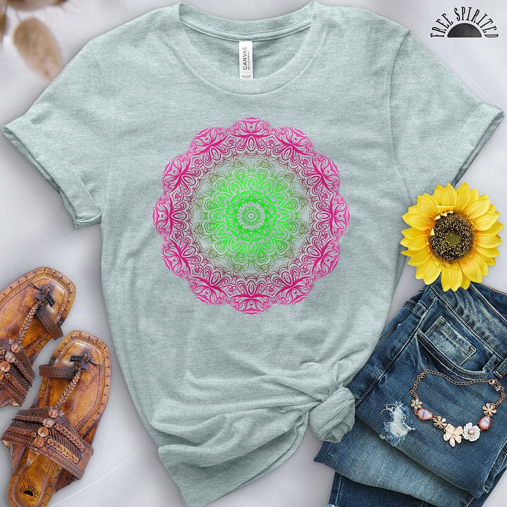 Colorwheel Mandala Tee - Image 7