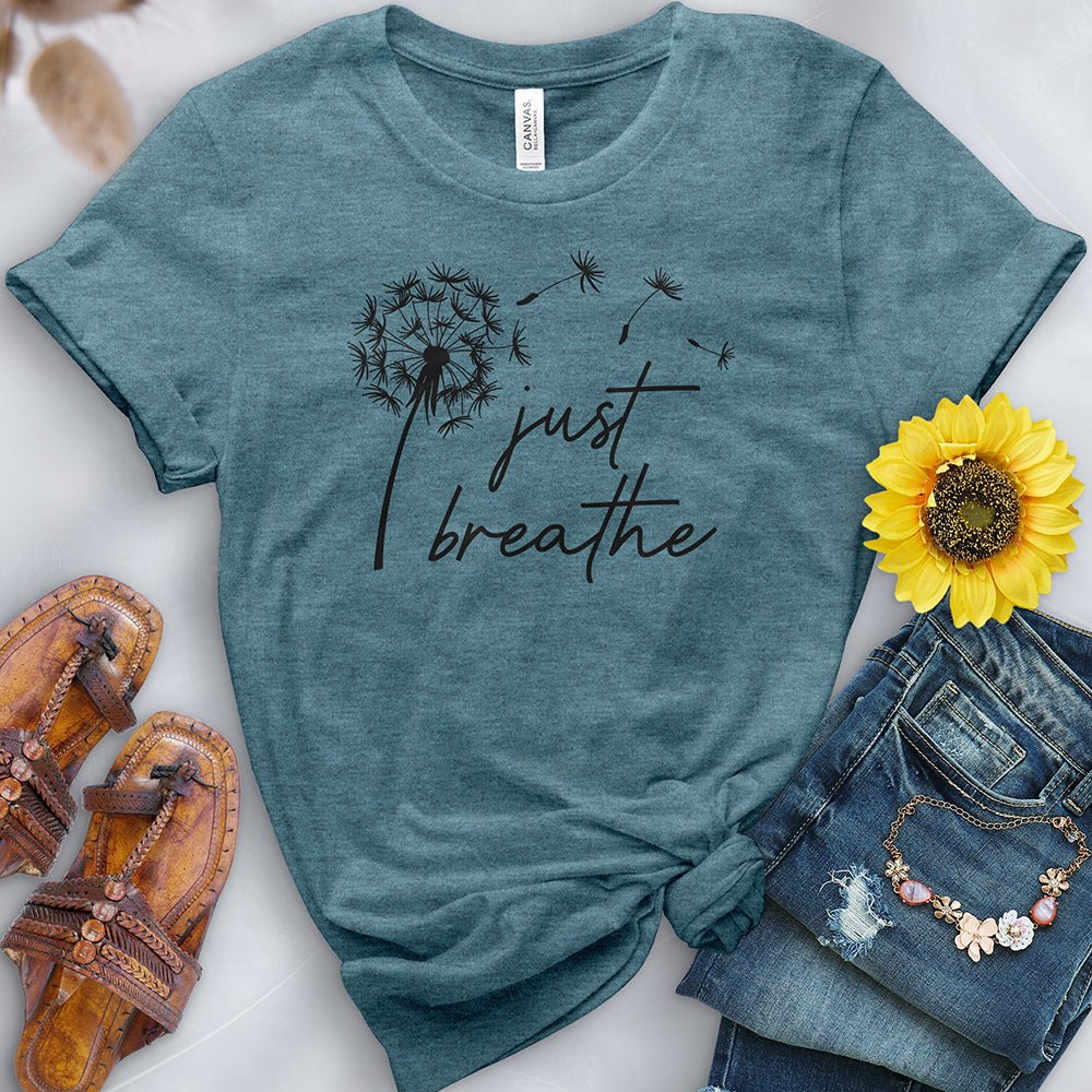 Just Breathe Dandelion 2 Tee - Image 5