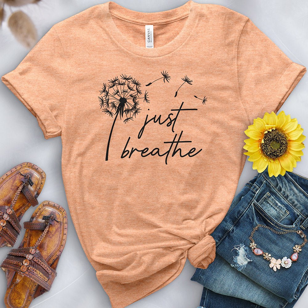 Just Breathe Dandelion 2 Tee - Image 6