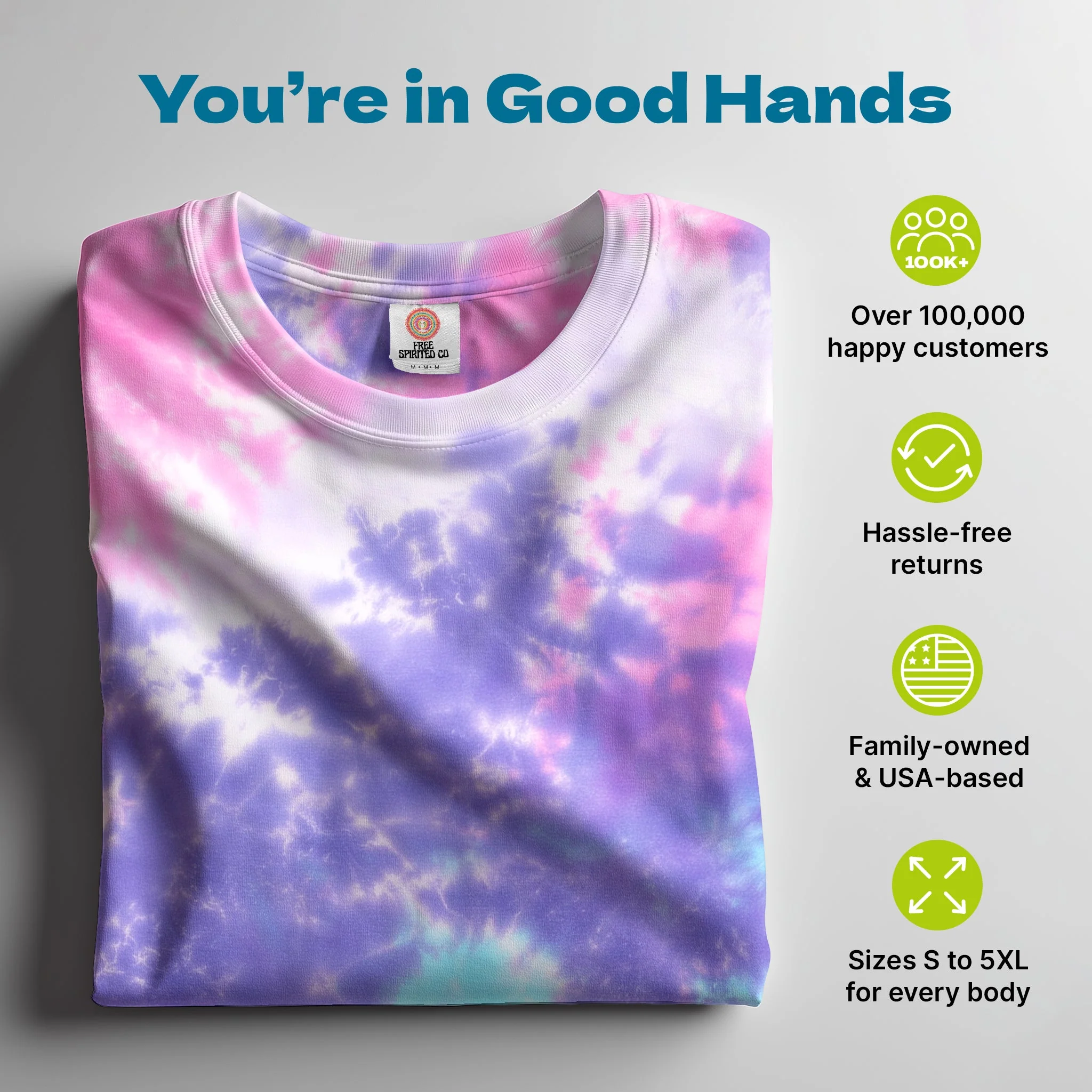 Cotton Candy Premium Hand-Dyed Comfort Shirt - Image 4