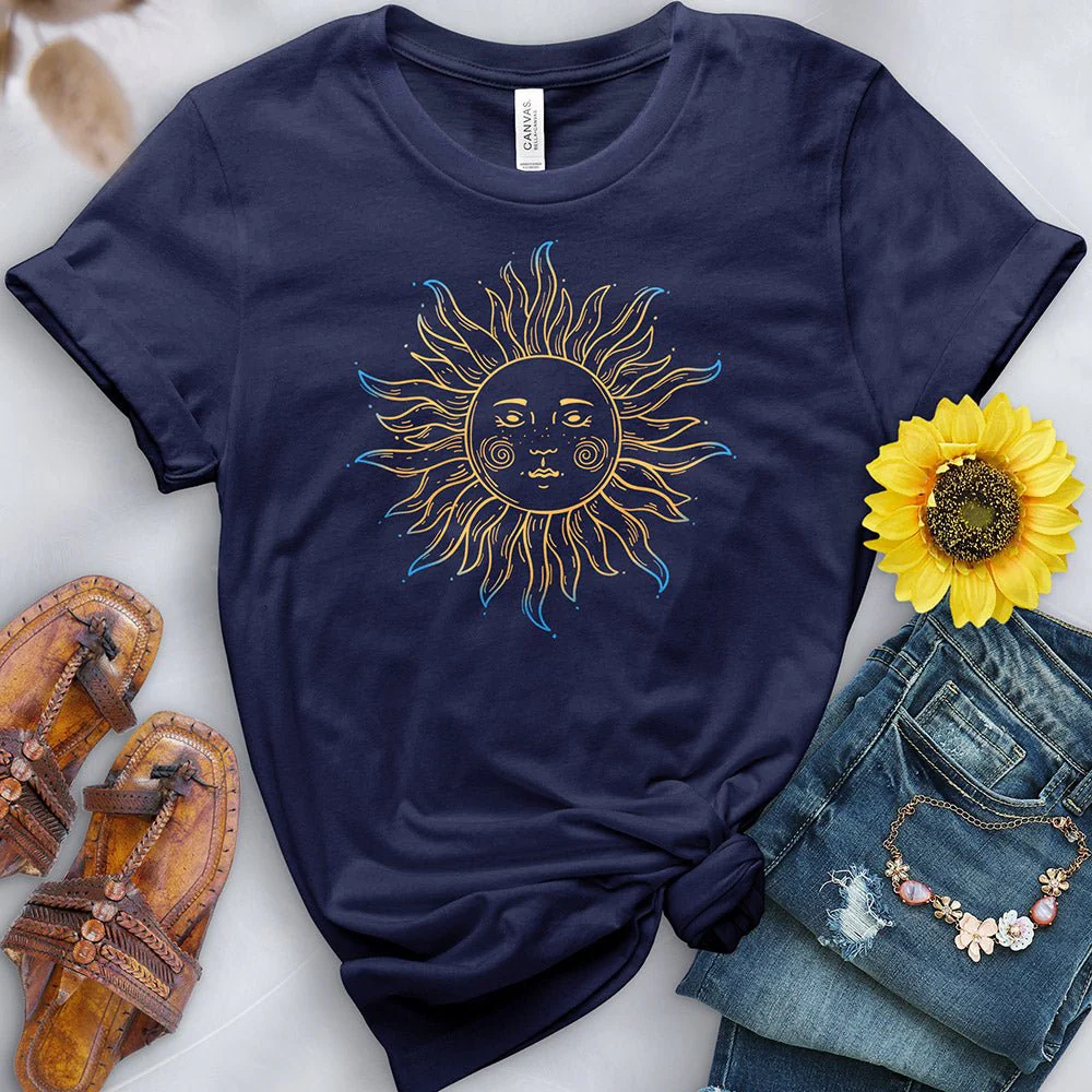 Crescent Moon With a Face Tee - Image 2