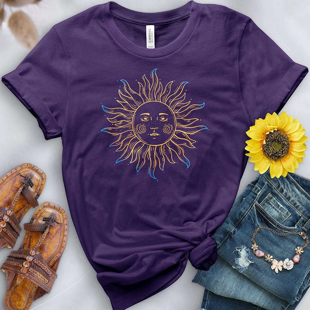 Crescent Moon With a Face Tee - Image 4