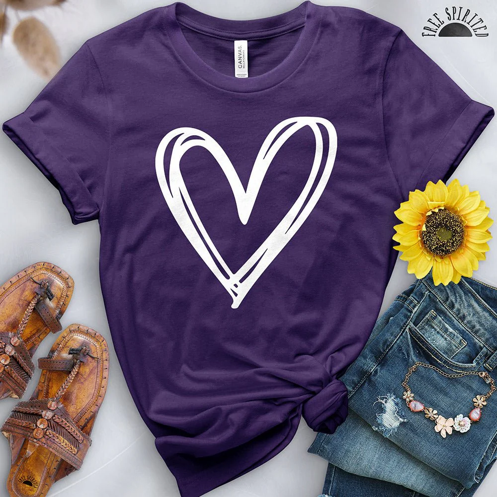 Double Heart Tee - Image 2