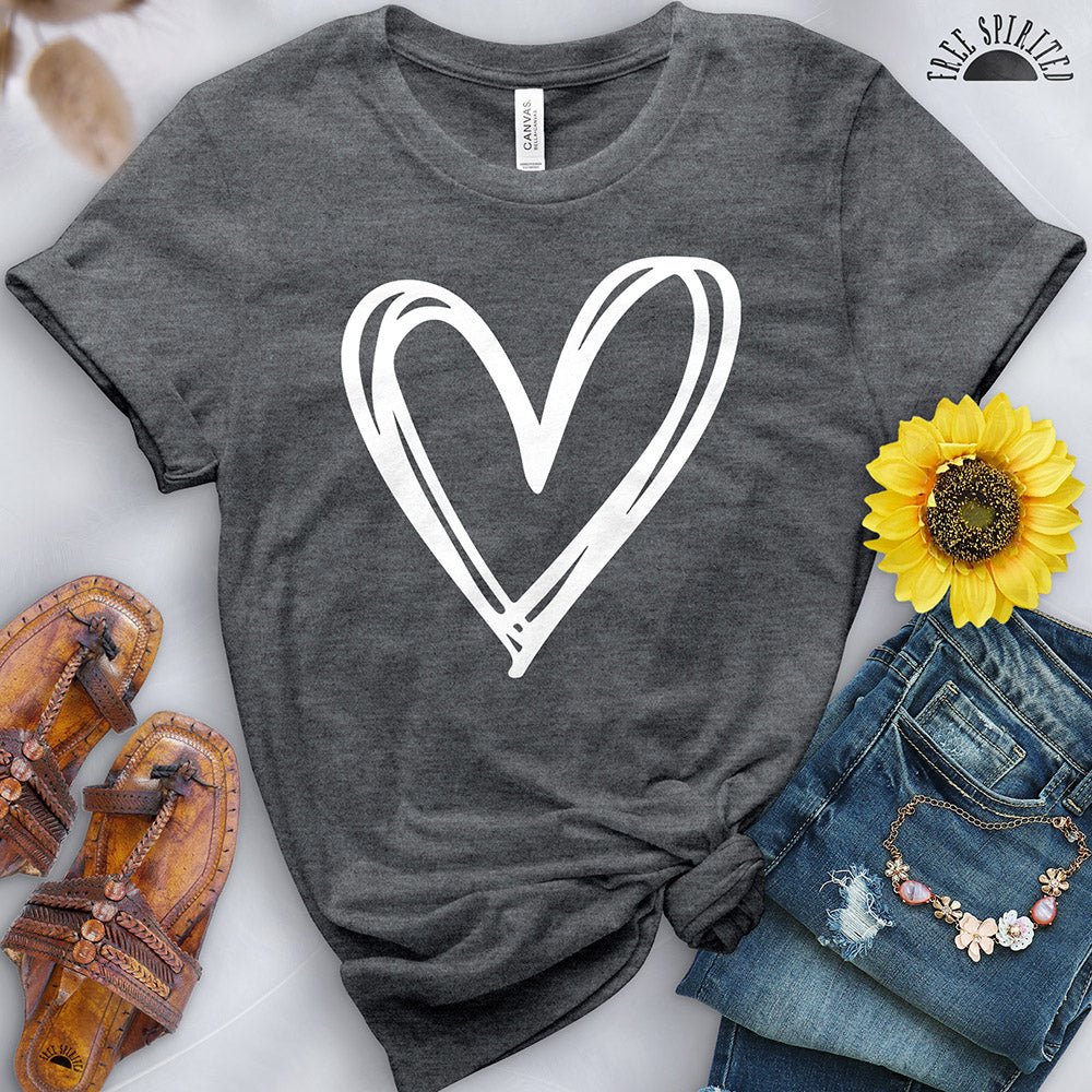 Double Heart Tee - Image 8