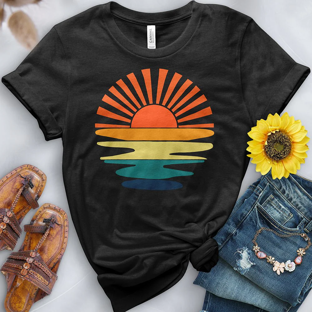 Dripping Sunset Tee - Image 2