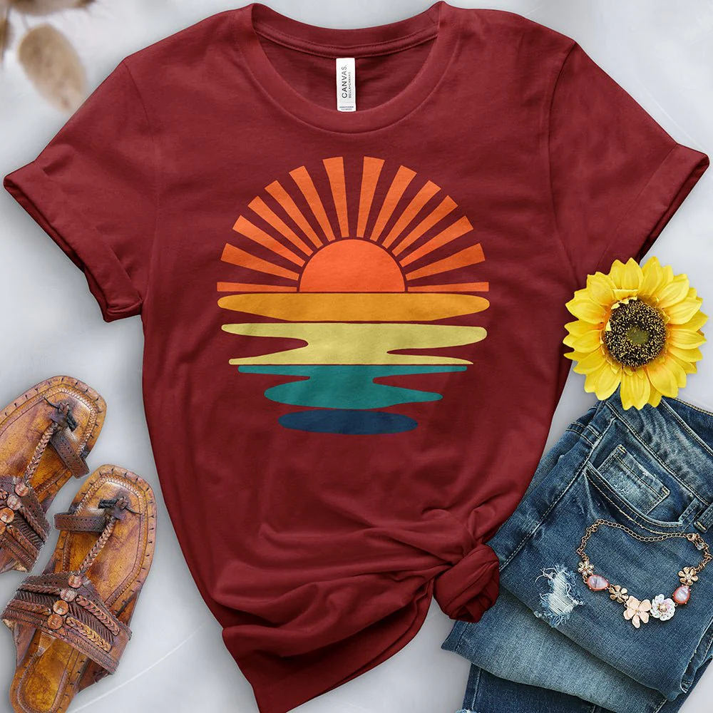 Dripping Sunset Tee - Image 3