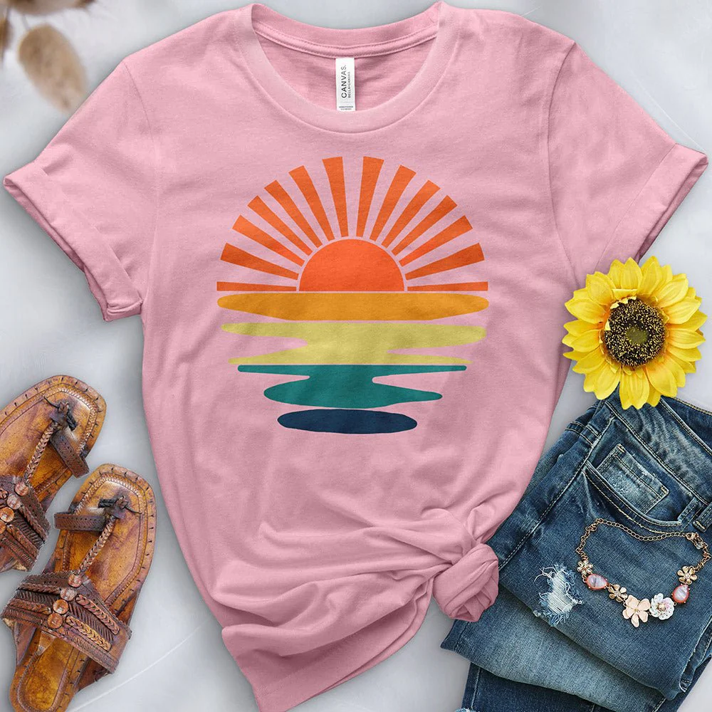 Dripping Sunset Tee - Image 7