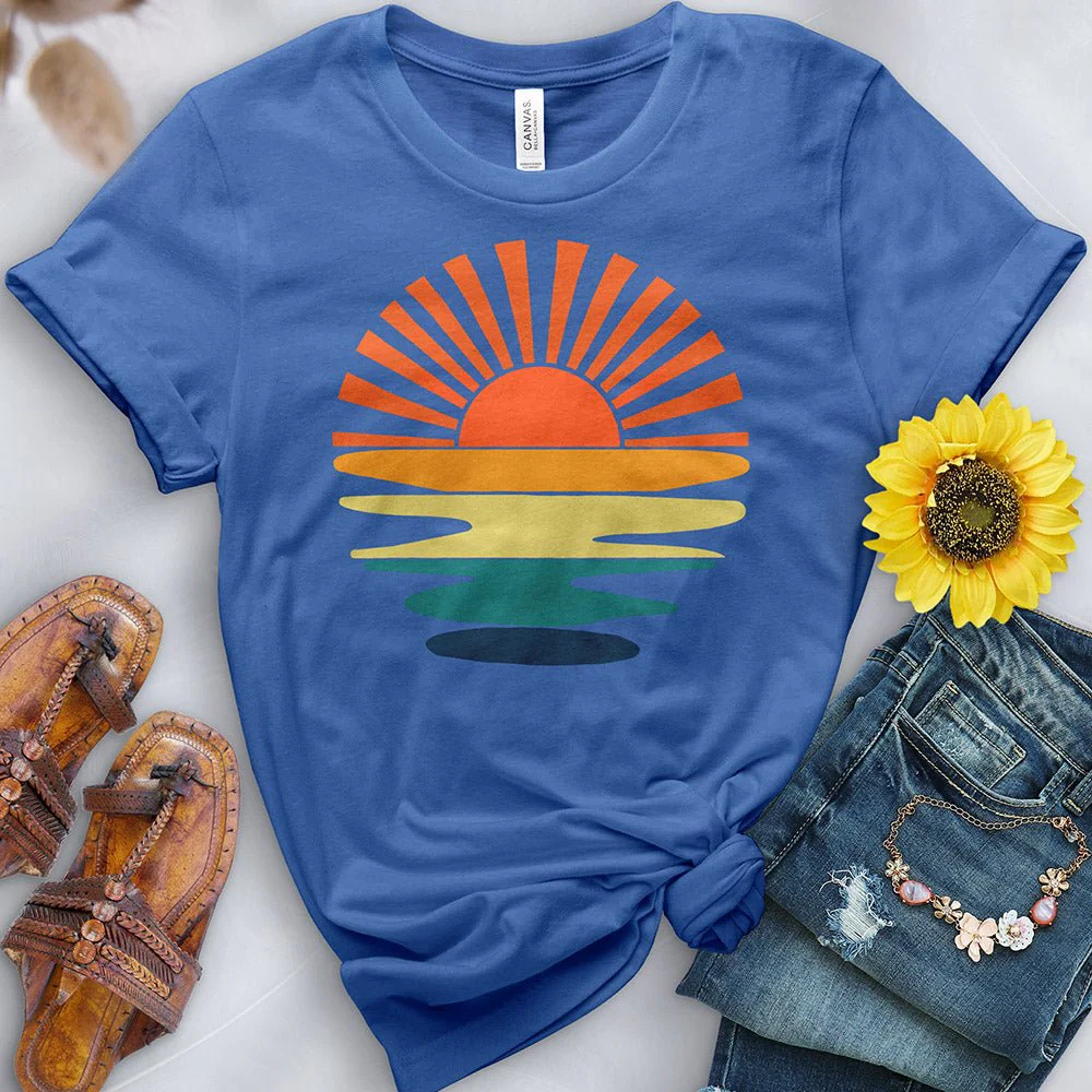 Dripping Sunset Tee - Image 9